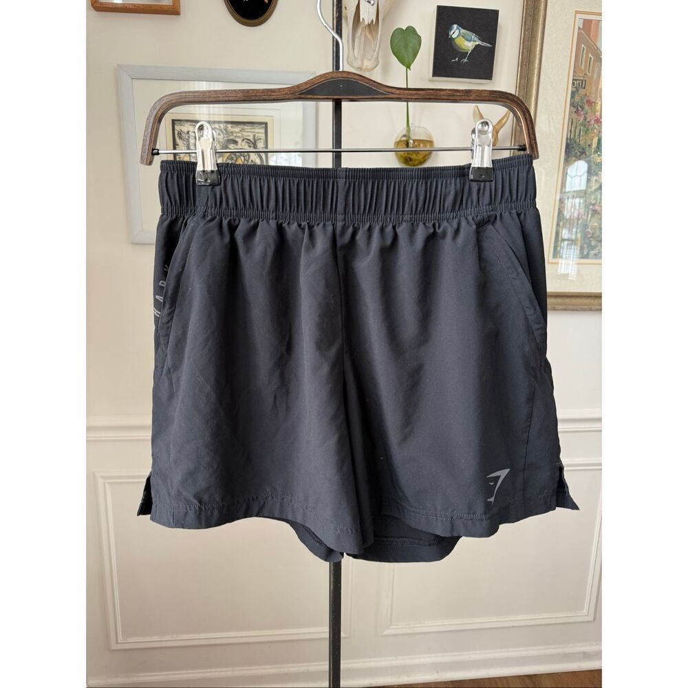 Gymshark Black Men’s Running Shorts Unlined 5” M